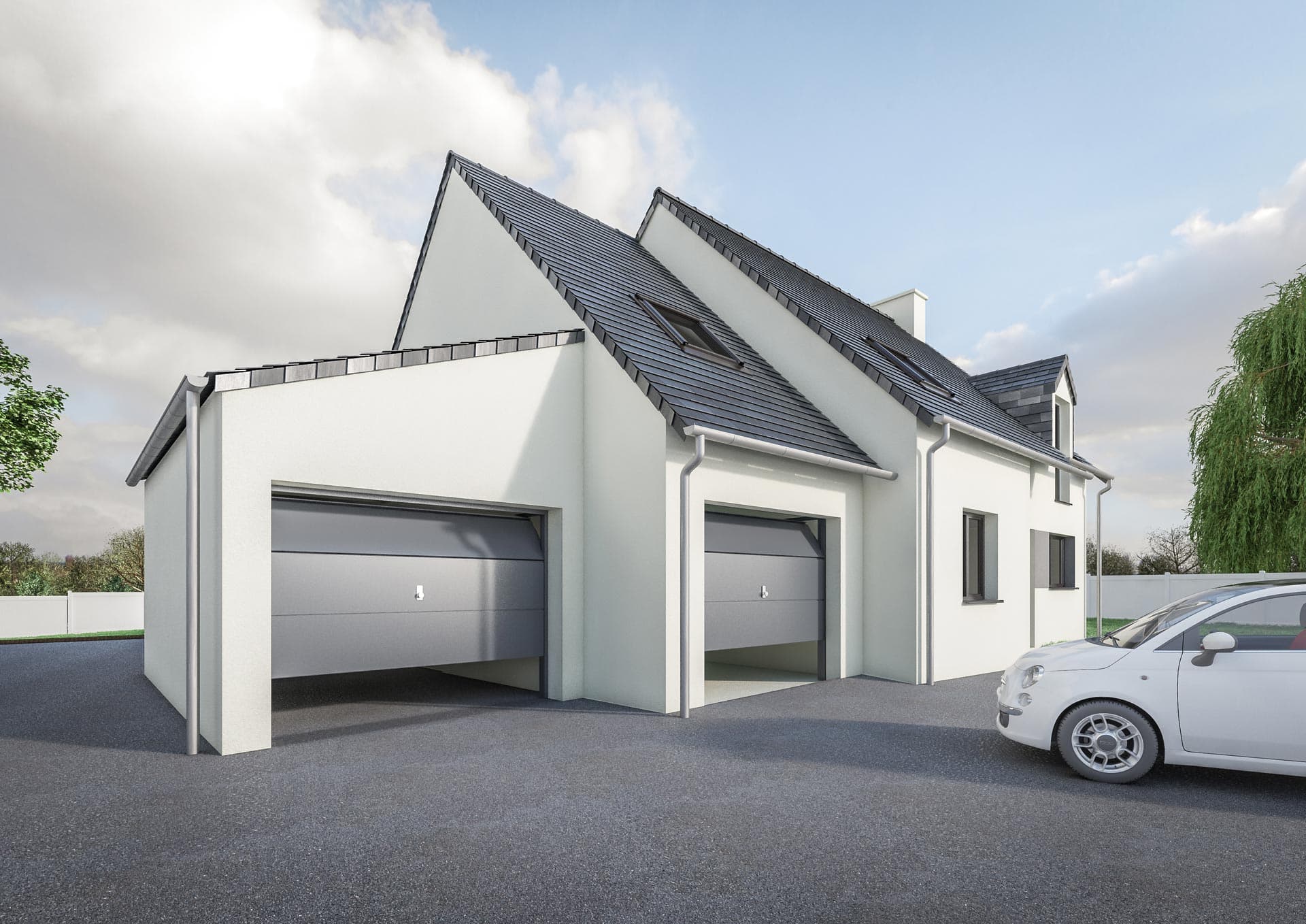 Garage accolé à votre maison à Varennes-Vauzelles