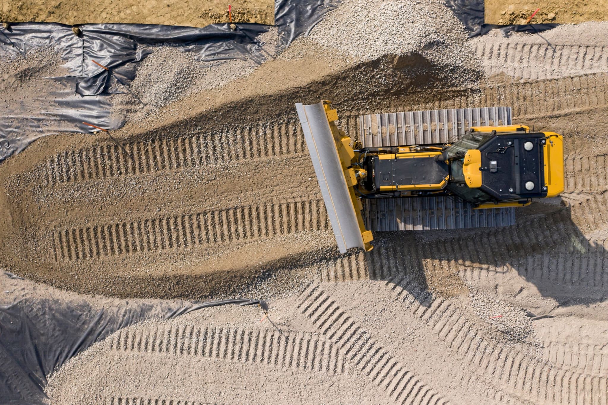Nivellement de terrains agricoles à Varennes-Vauzelles