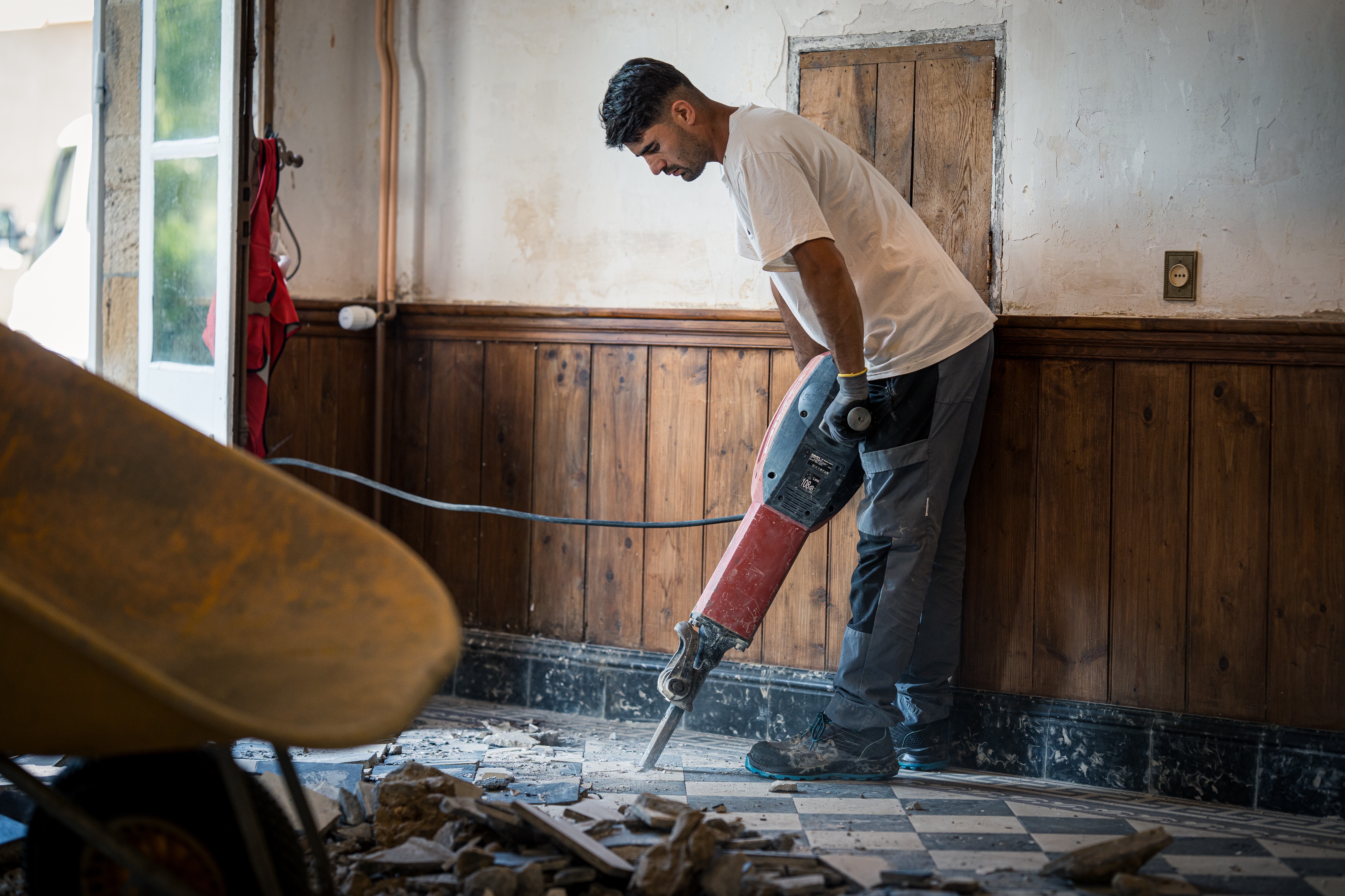 Démolition à La Chapelle-Saint-Ursin